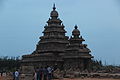 "Aesthetic colourfull Shore Temple complex at Mamallapuram".JPG