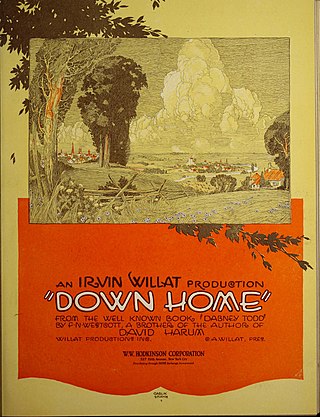 <i>Down Home</i> (film) 1920 film by Irvin Willat