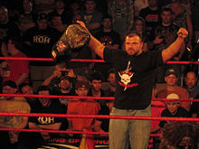 Elgin earned a five-star rating for his match against Davey Richards for the ROH World Championship "Unbreakable" Michael Elgin.jpg