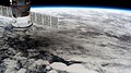 Lunina antumbra, videna iz ISS