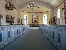 Åseda kirke, interiør