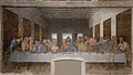ภาพ The Last Supper โดย Leonado Da Vinci กล่าวถึงเหตุการณ์อาหารค่ำมื้อสุดท้าย ในพระวรสาร ของพันธสัญญาใหม่