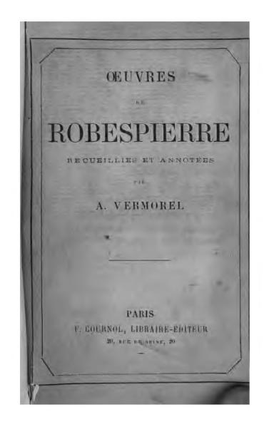 Fichier:Œuvres de Robespierre.djvu