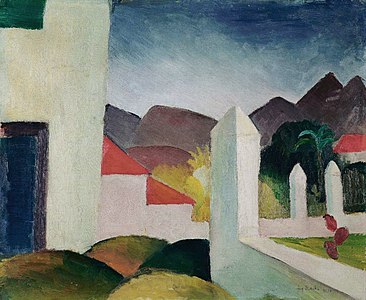 Paysage africain d'August Macke, Kunsthalle de Mannheim.