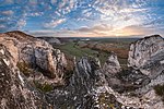 Крейдяні Білокузьминівські скелі. Світанок © Дмитро Балховітін, CC-BY-SA-4.0