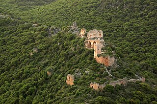 <span class="mw-page-title-main">Montfort Castle</span> Crusader castle in Israel
