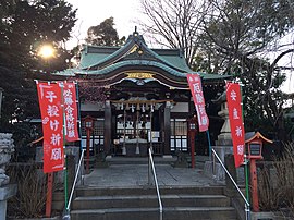 川越八幡神社　拝殿