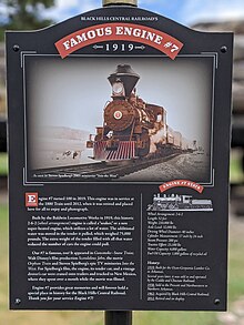 A plaque commemorating steam locomotive #7, an engine that has appeared in numerous films and series, is located on the grounds of the Hill City depot. 00100lrPORTRAIT 00100 BURST20200626121929877 COVER (1).jpg