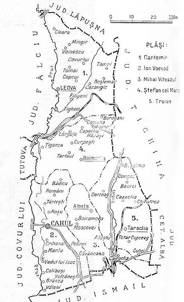 File:1938 map of interwar county Cahul.jpg
