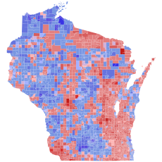 1992 United States Senate election in Wisconsin by precinct.svg