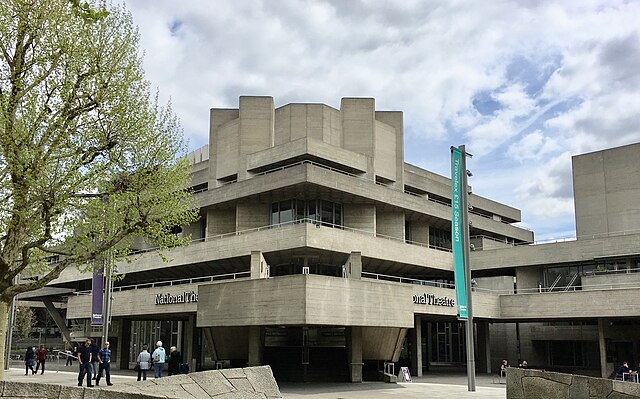 Axis view of Royal National Theatre to Olivier Theatre fly tower