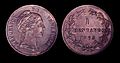 1 centavo de Peso Fuerte 1863 (SX)