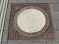 2017-09-28 Manhole cover at train station Tullnerfeld