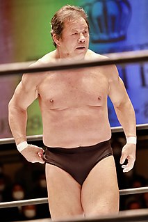 <span class="mw-page-title-main">Tatsumi Fujinami</span> Japanese professional wrestler