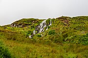 Bride's Veil Falls in Isle of Skye, Scotland.