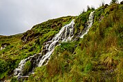 Bride's Veil Falls in Isle of Skye, Scotland.