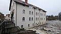 Januar: Emshochwasser in Warendorf kurz vor dem Jahreswechsel 2023/24.
