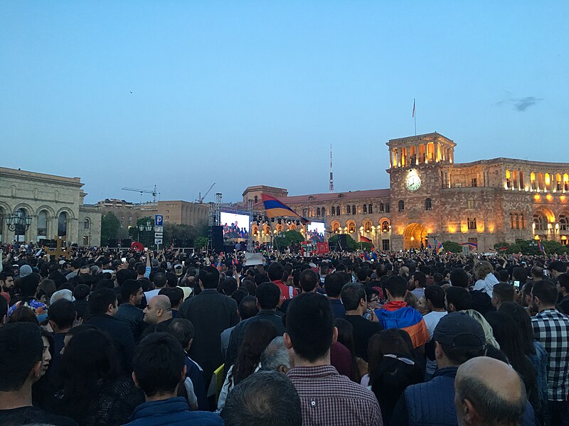 File:25.04.2018 Protest Demonstration, Yerevan 001.jpg