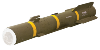 The AGM-179 Joint Air-to-Ground Missile (JAGM) is an American military program to develop an air-to-surface missile to replace the current air-launched BGM-71 TOW, AGM-114 Hellfire, and AGM-65 Maverick missiles. The U.S. Army, Navy, and Marine Corps plan to buy thousands of JAGMs.