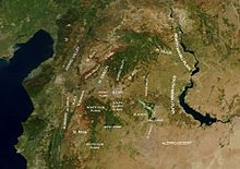 Mga Hiyas sa Geographic sa Northern Syria