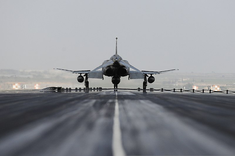 File:A Turkish air force F-4 Phantom aircraft is stopped by a BAK-12 aircraft arresting system barrier during an annual test Feb. 24, 2014, at Incirlik Air Base, Turkey 140224-F-IM659-163.jpg