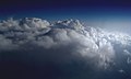 Cumulus mediocris (din avion)