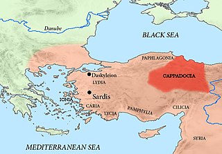 <span class="mw-page-title-main">Cappadocia (satrapy)</span> Province of the Achaemenid Persian Empire