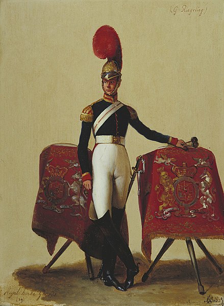 File:Alexandre-Jean Dubois Drahonet (1791-1834) - Kettle-Drummer George Augustus Lüdewig Rüngeling (b. 1814), Royal Horse Guards - RCIN 407021 - Royal Collection.jpg