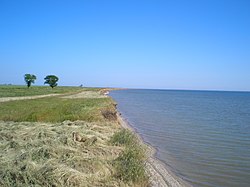 Nordkysten af Alibey Lagunen