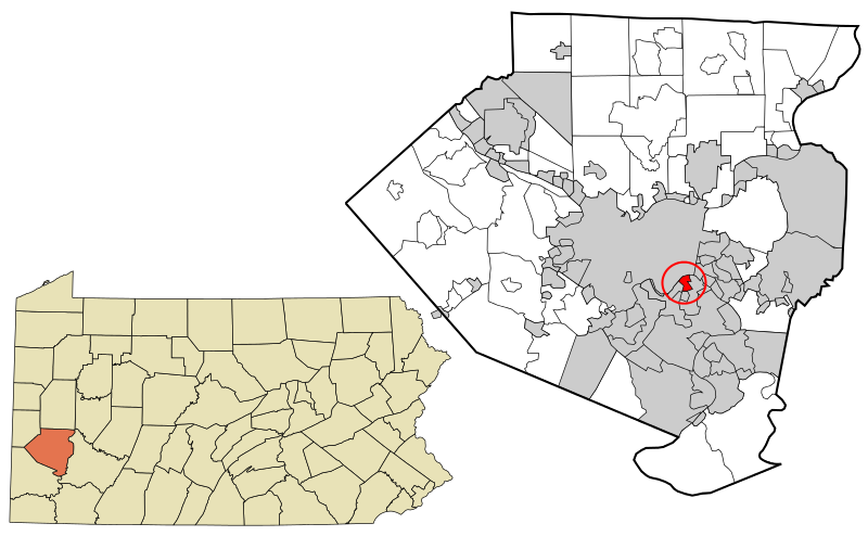 File:Allegheny County Pennsylvania incorporated and unincorporated areas Homestead highlighted.svg