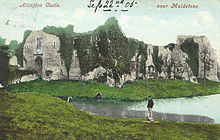 The ruins of the castle in 1905
