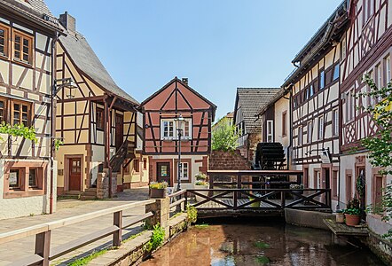 Half-timber houses Schipkapass Annweiler Germany