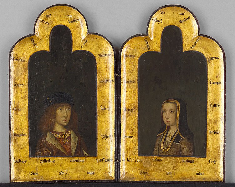 File:Anonymous - Diptychon, König Philipp I. der Schöne (1478-1506) als Sechzehnjähriger und Margarethe, die Schweste - GG 4446 und GG 4447 - Kunsthistorisches Museum.jpg
