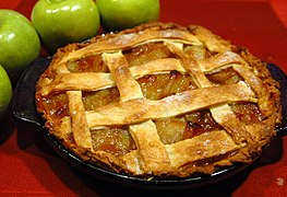 Apple pie (tourte à la pomme) États-Unis.