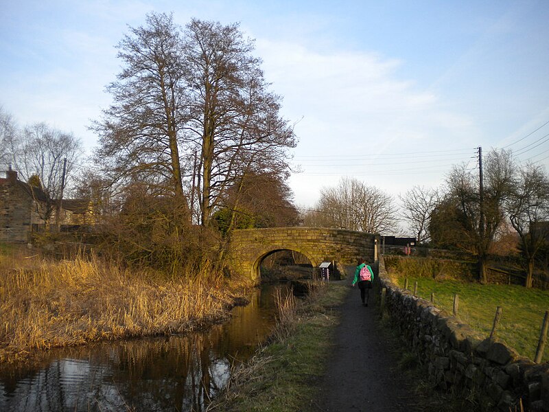 File:Approaching Poysers Bridge, near Ambergate - geograph.org.uk - 3362746.jpg