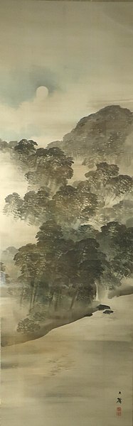 File:Arashiyama under a Summer's Moon by Shiokawa Bunrin.JPG