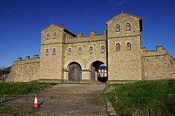 Arbeia, zrekonstruovaná brána pevnosti