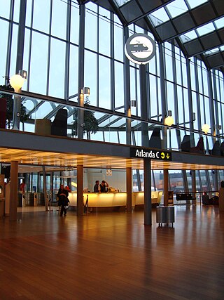 <span class="mw-page-title-main">Arlanda Central Station</span> Railway station in Sweden