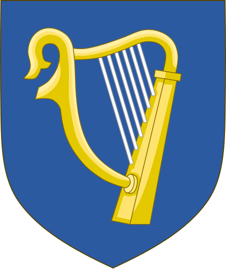 File:Arms of Ireland (Variant 1) (Historical).svg