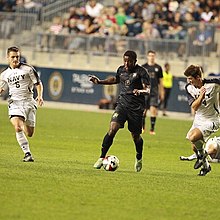 Army v Navy match in 2017 Army vs Navy soccer.jpg