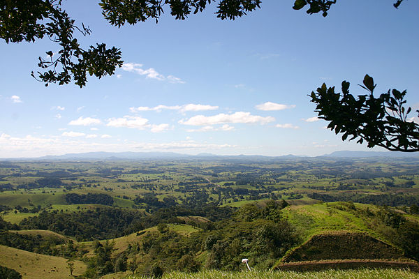 View over the Atherton Tableland from McHugh Lookout