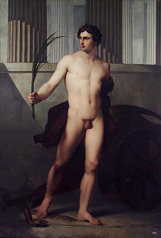 <i>The Victorious Athlete</i> Painting by Francesco Hayez