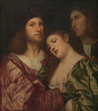 <i>The Lovers</i> (Titian) Painting attributed to Titian