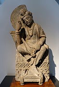 ガンダーラ 菩薩半跏像 3世紀頃