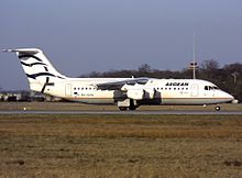 Avro RJ100 der Aegean Airlines im Jahr 2003