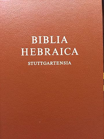 Biblia Hebraica Stuttgartensia