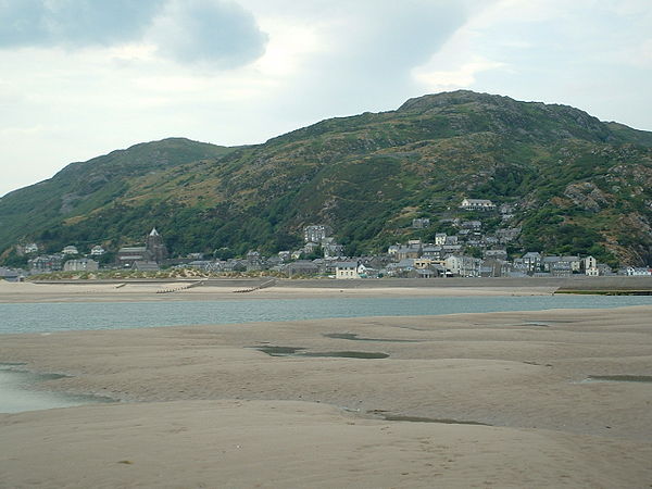 Barmouth, from across the Mawddach estuary