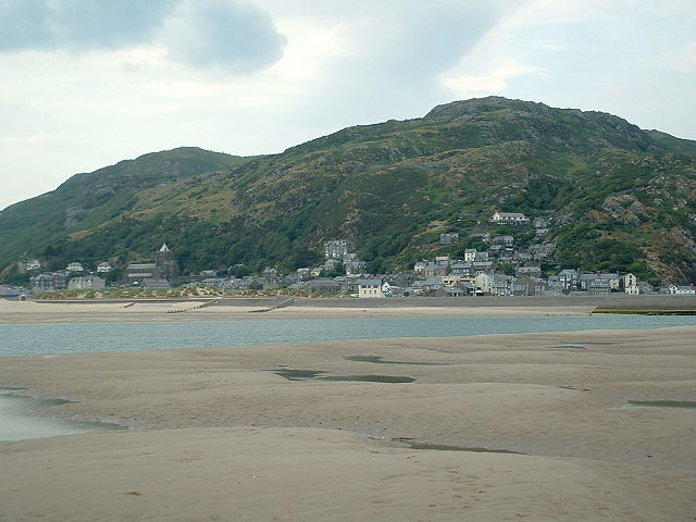 Barmouth, from across the Mawddach estuary