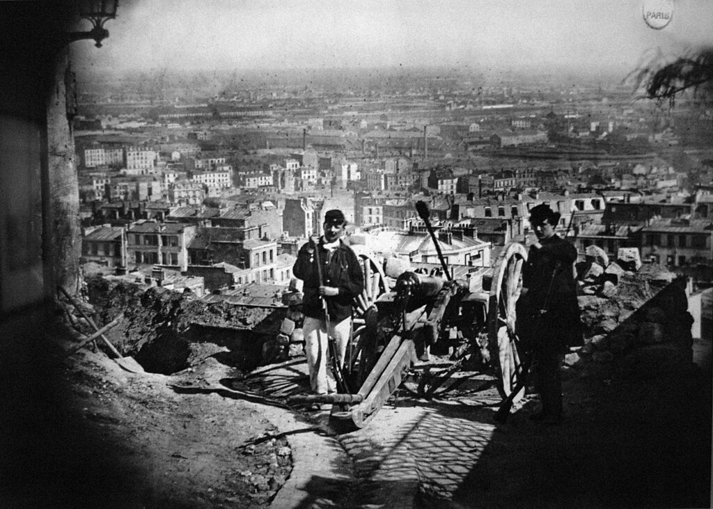 Barricade rue de la Bonne Montmartre Commune Paris 1871