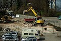 Baustelle in der Weddigenstr. Baubeginn 31. März 2011